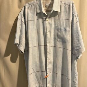 Tommy Bahama Gray Casual Button Down Shirt